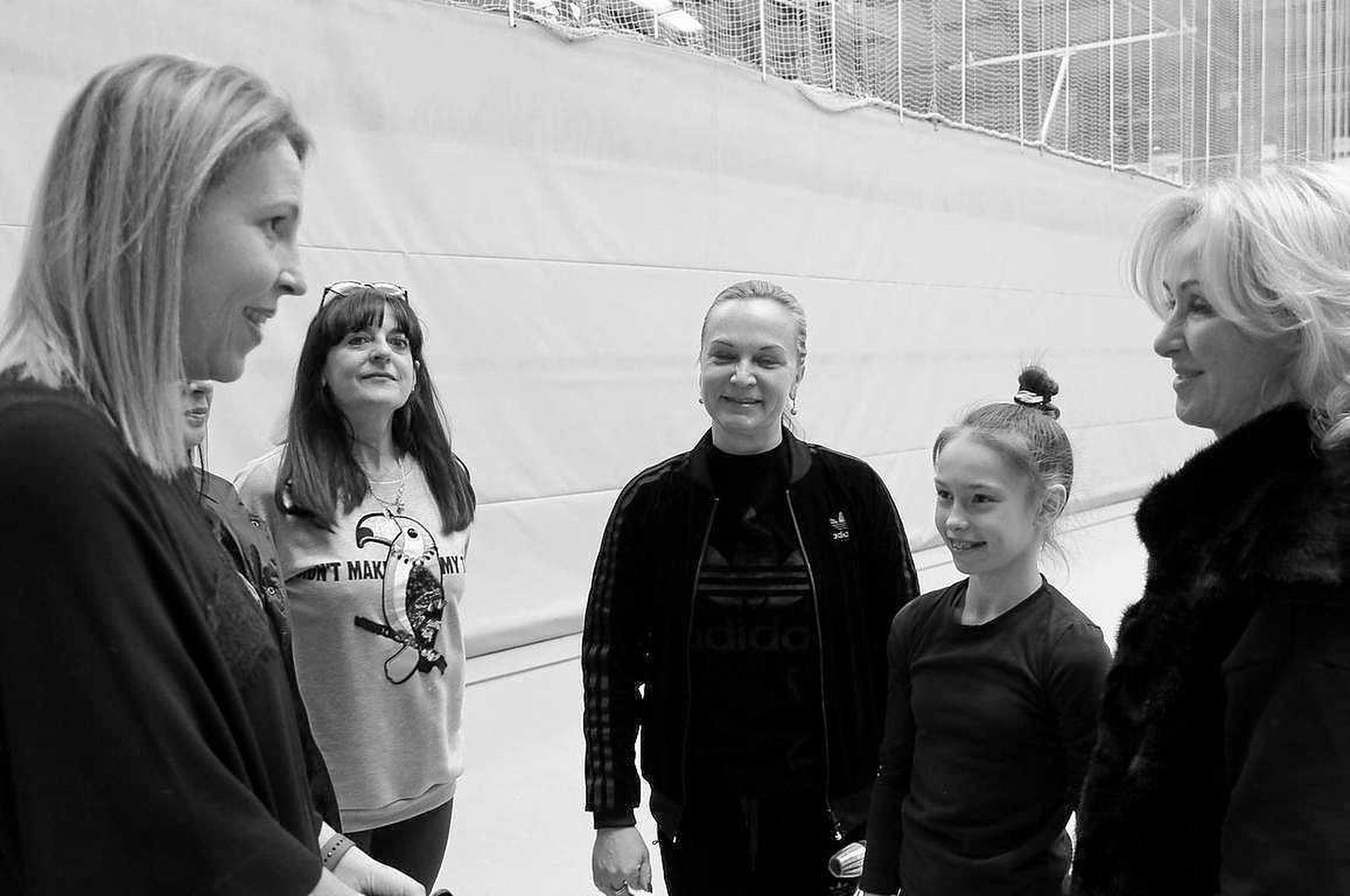 Entrenaminto con varios miembros del Club de Gimnasia Acrobática.