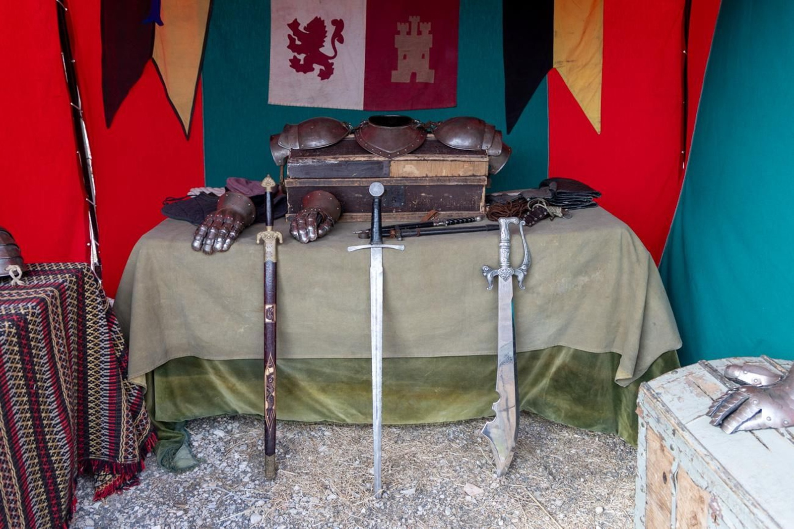 Moradores del Castillo de Jaén, recreación histórica de la Edad Media en el Cerro de Santa Catalina