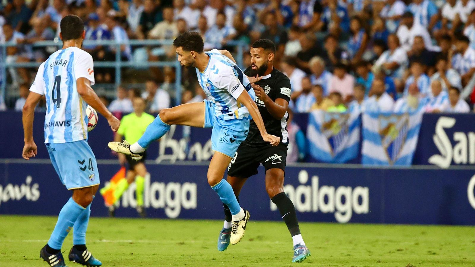 El Málaga CF - Elche, en fotos