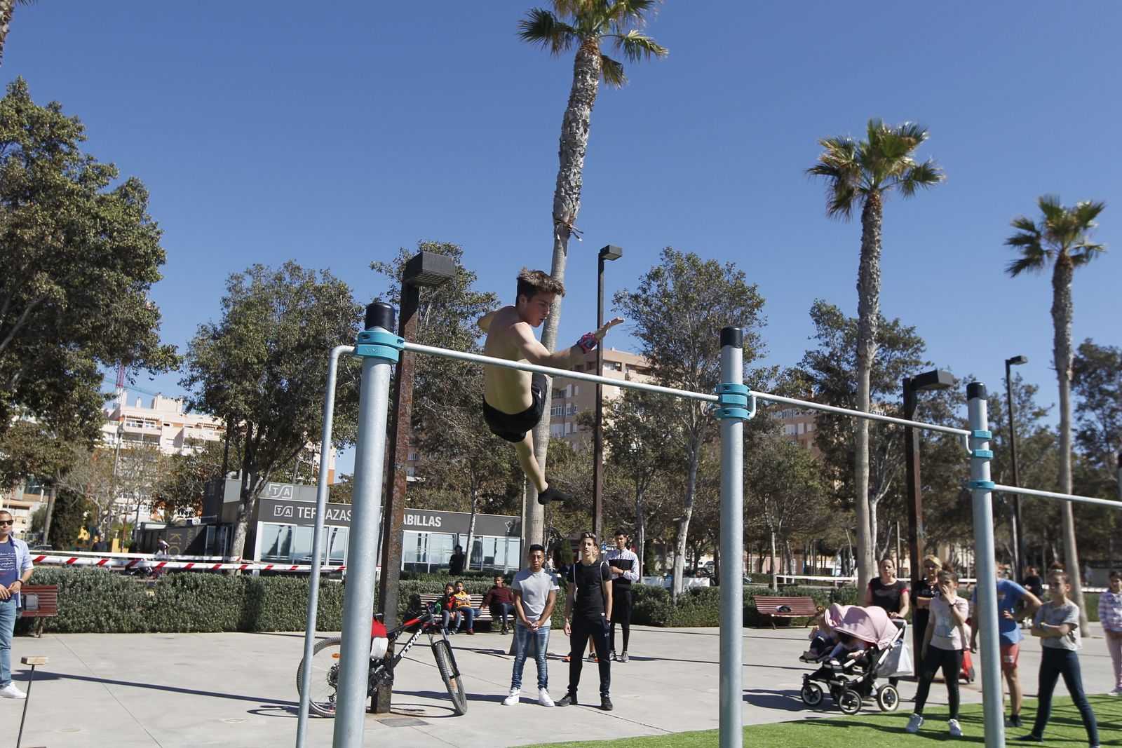 Fotogalería Pista de Calistenia. Parque de los Periodistas. Almería