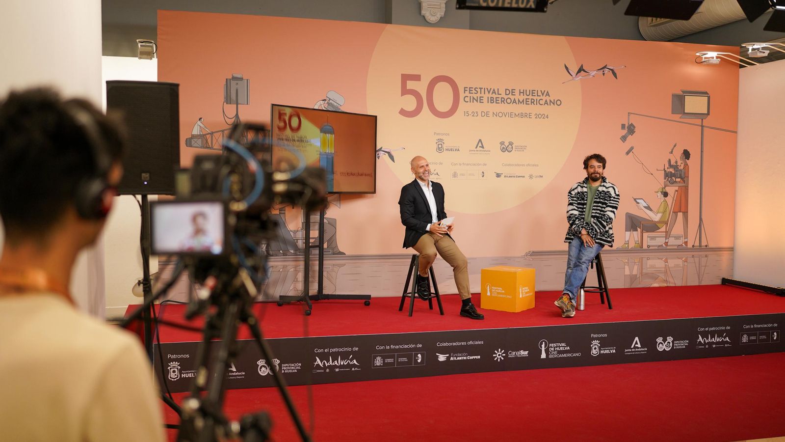 El actor mexicano Leonardo Ortizgr en la presentación de 'México 86'.