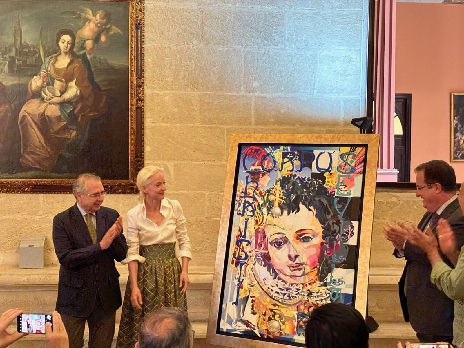 Así es el cartel que anuncia el Corpus Christi de Sevilla 2023.