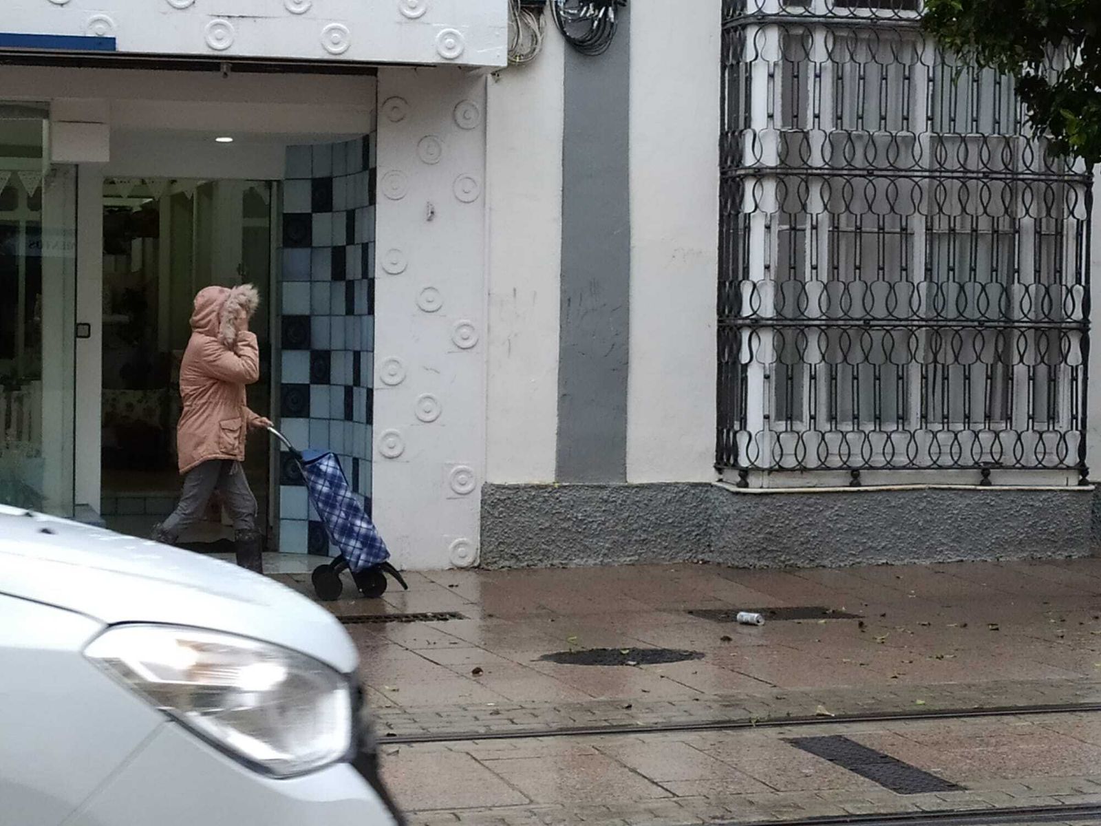Lluvia en San Fernando, en una imagen de archivo.