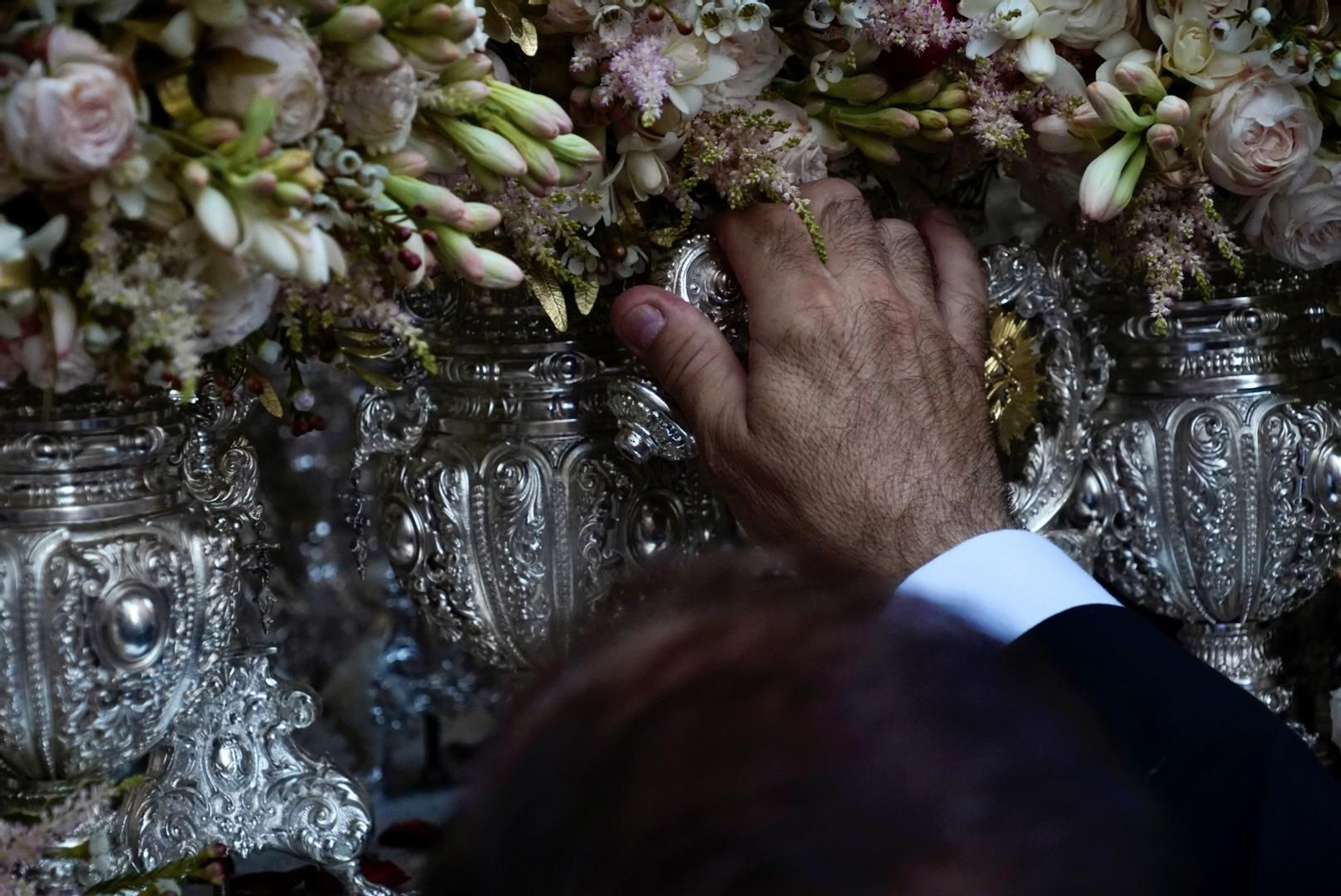 Imágenes de la procesión extraordinaria de la Virgen de la Esperanza por las calles de Huelva