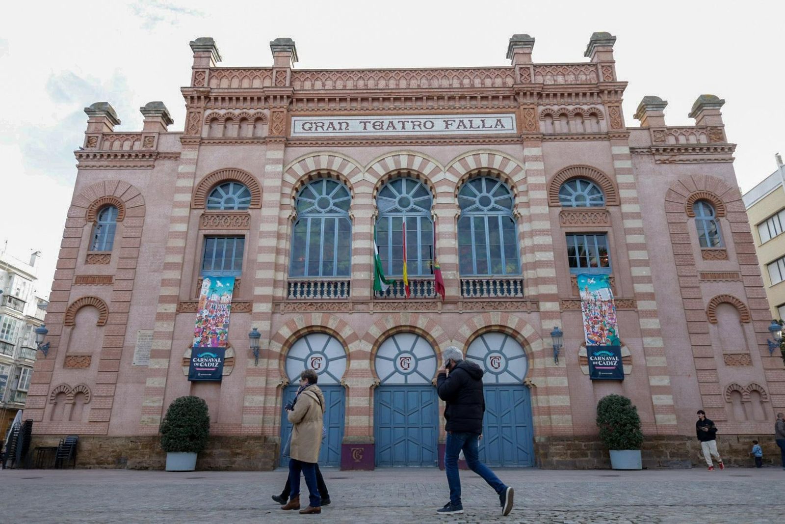 Exteriores del Gran Teatro Falla, donde se celebra el COAC.