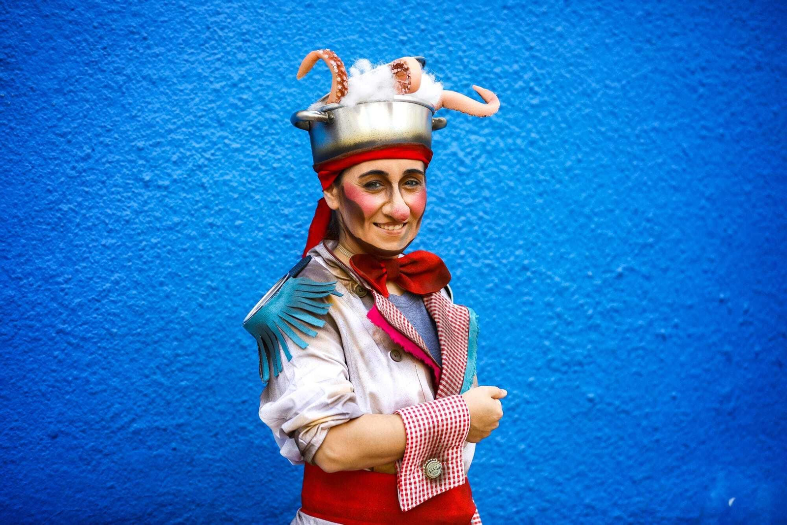 Preparativos del coro 'Los babetas'