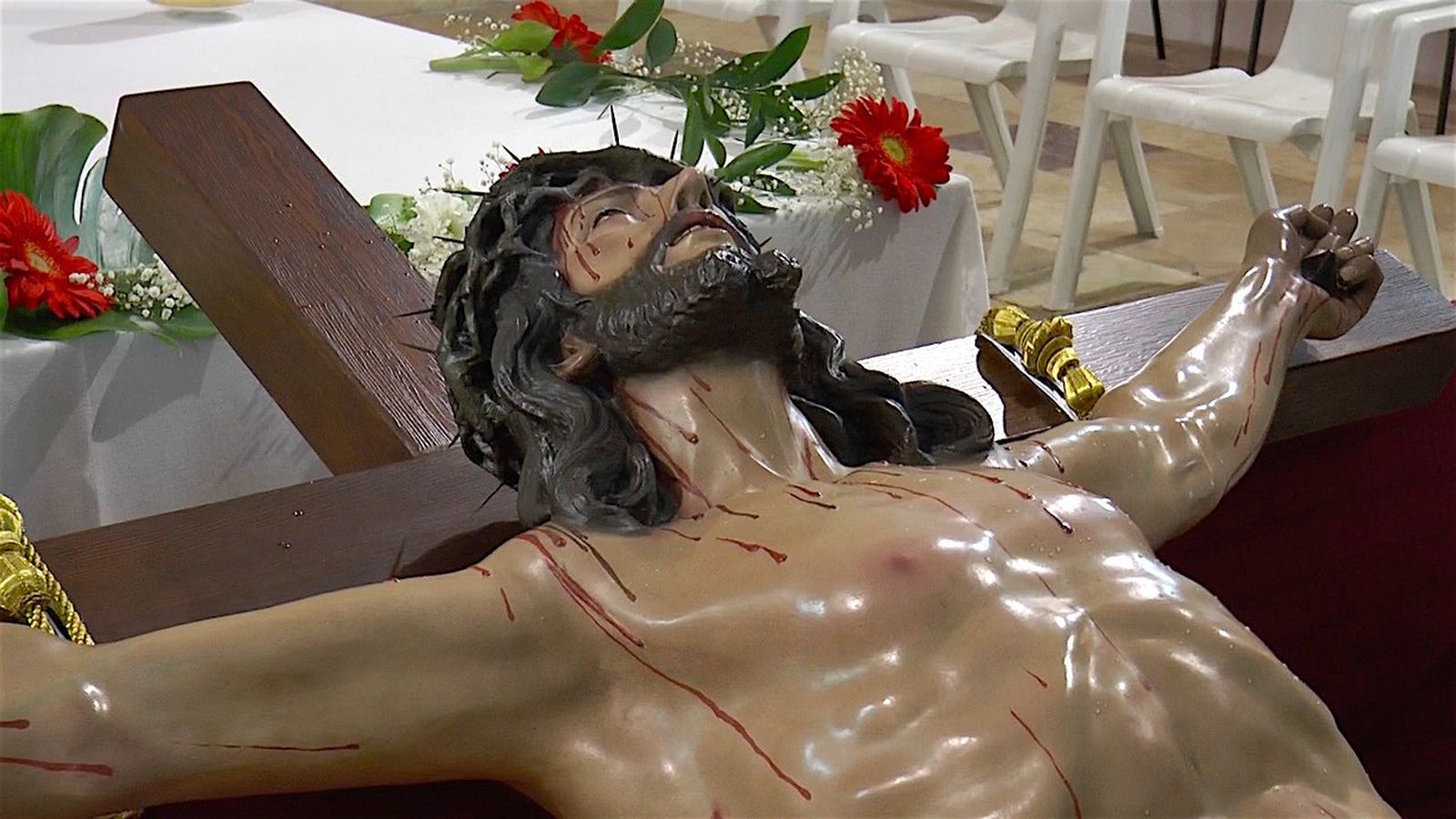 Los trabajos de restauración han sido ejecutados en el taller del imaginero sevillano Javier Rodríguez Angulo.