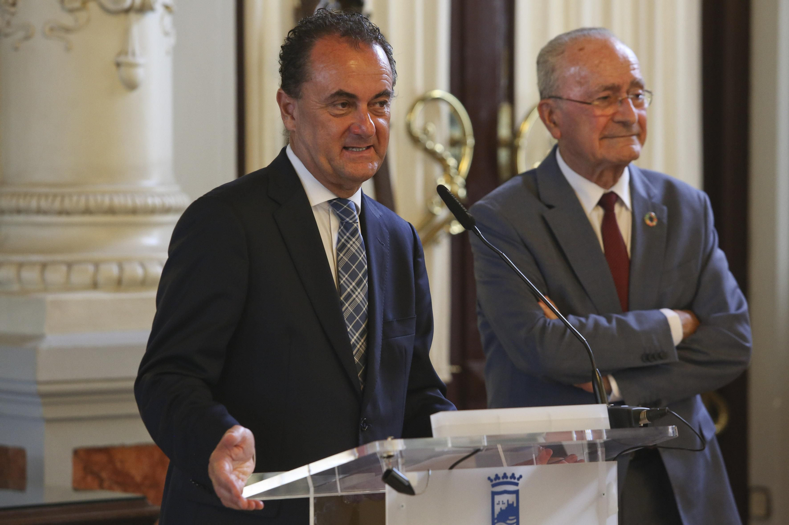 Cuatro años del administrador judicial en el Málaga CF, en fotos