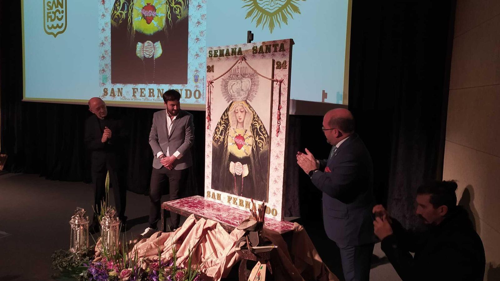 Presentación del cartel de la Semana Santa de San Fernando.