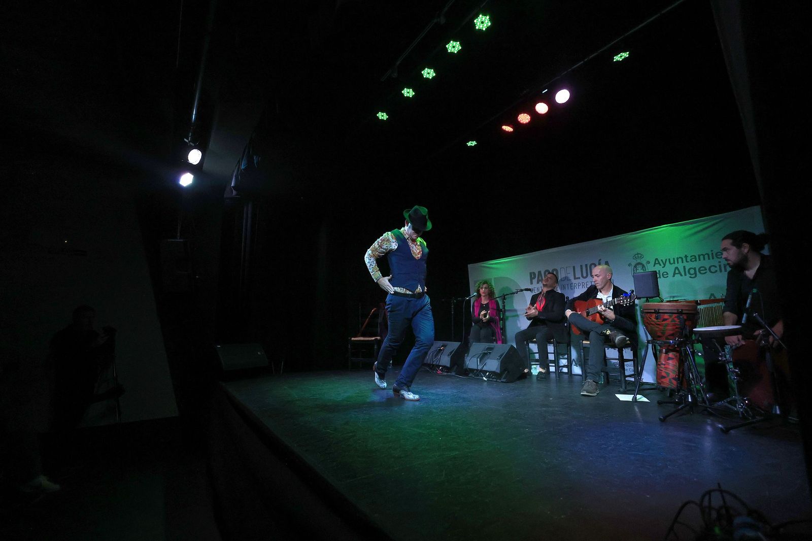 Fotos del espectáculo "Mi sentir flamenco" de David Lozano en el Centro Paco de Lucía de Algeciras