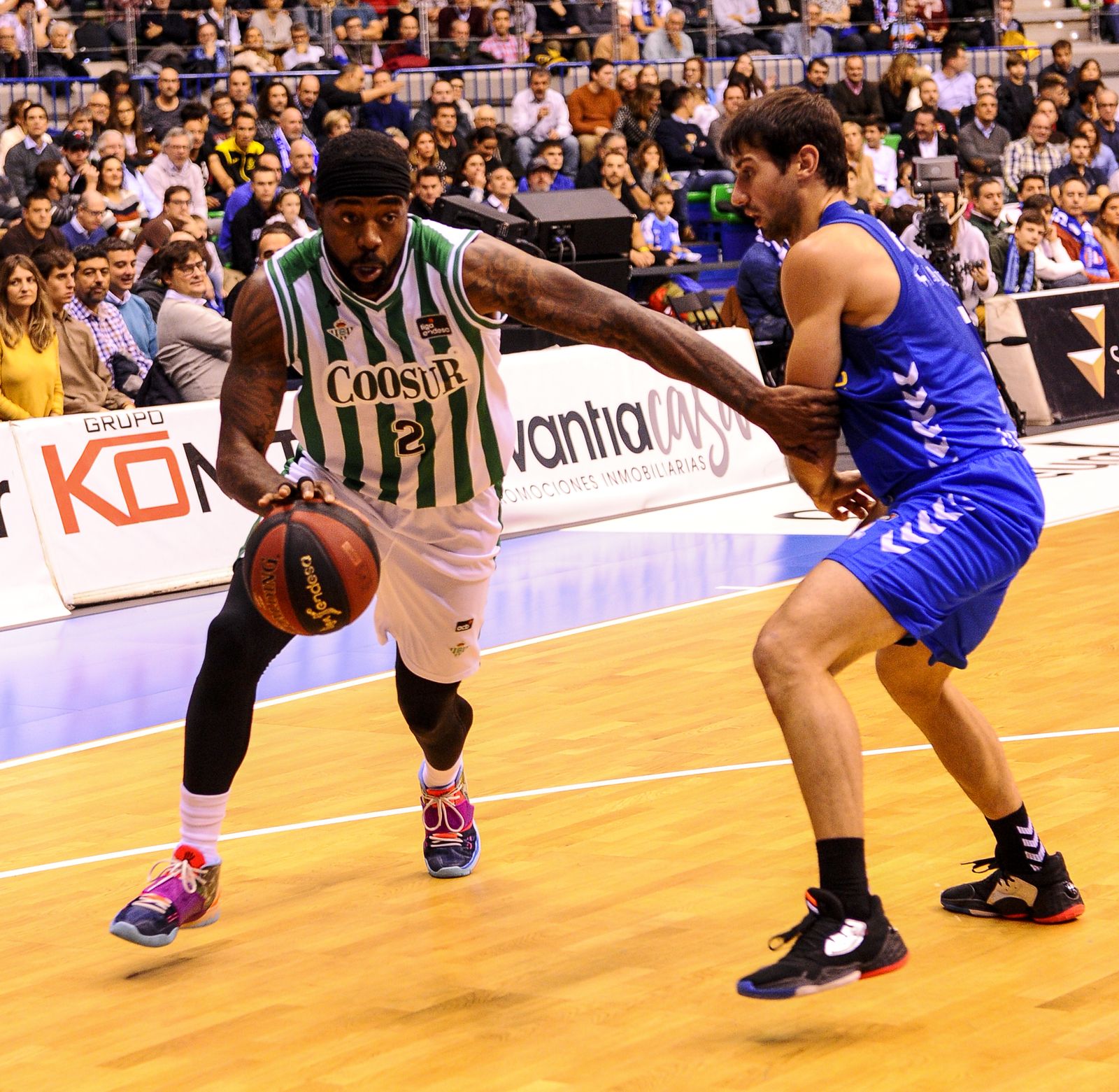 Rivers, durante el partido de Burgos de la pasada jornada.