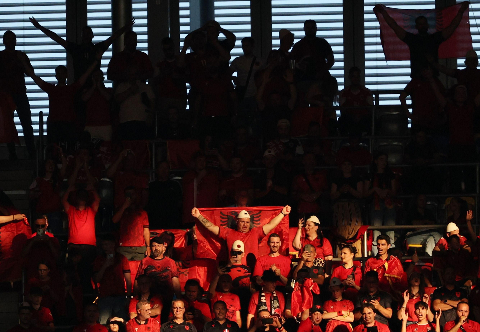 Las fotos del Albania - España