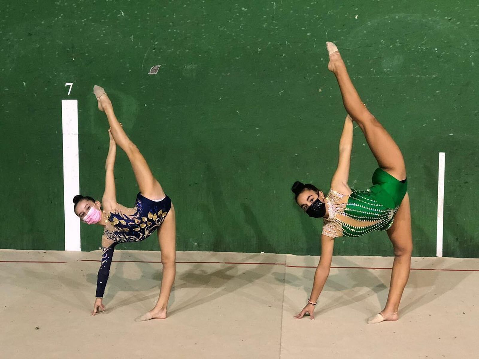 Yolanda López y Lucía Paiseo aumentaron el medallero del Rítmico Colombino.