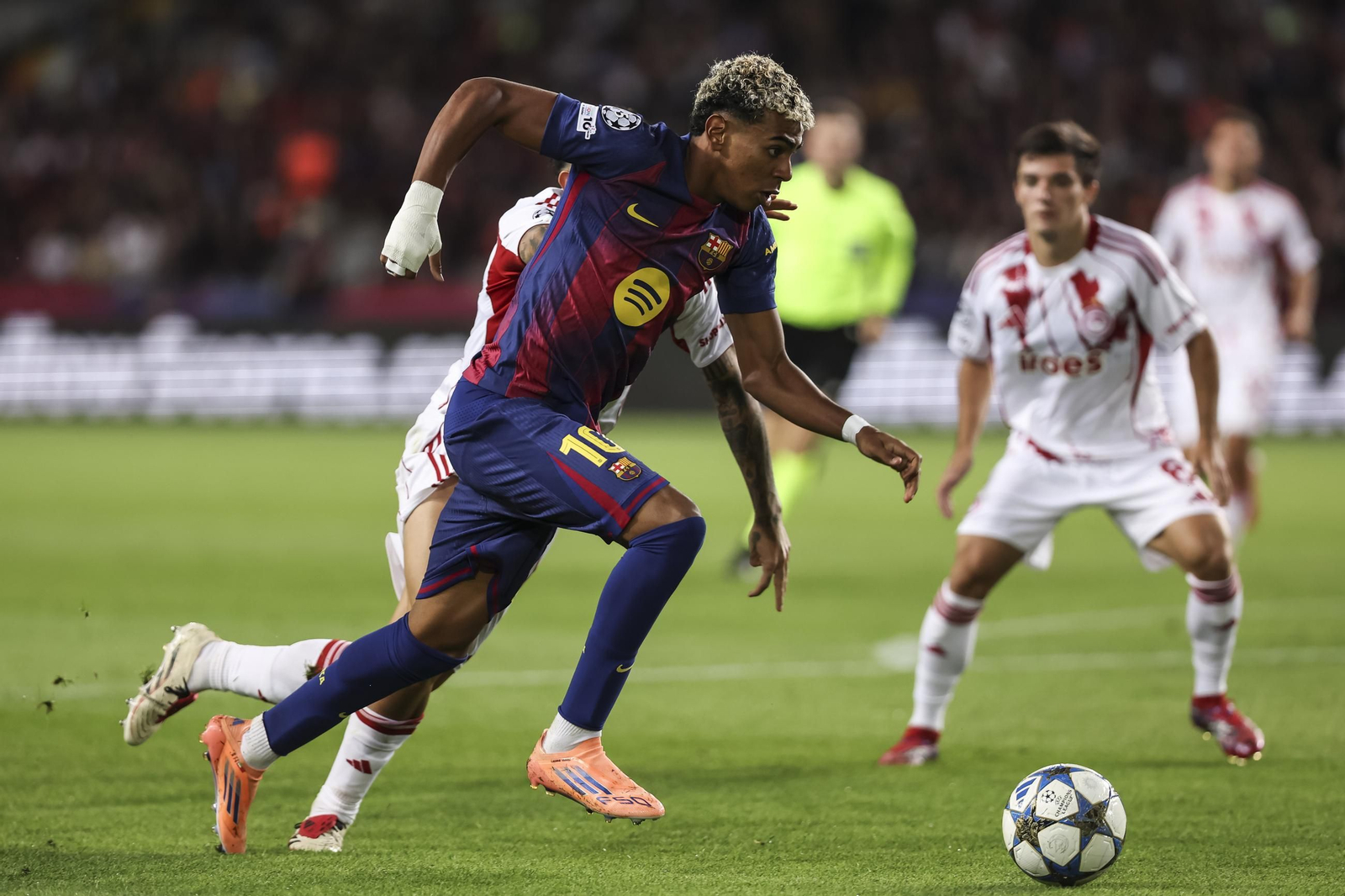 Las fotos del Barcelona-Olympiacos