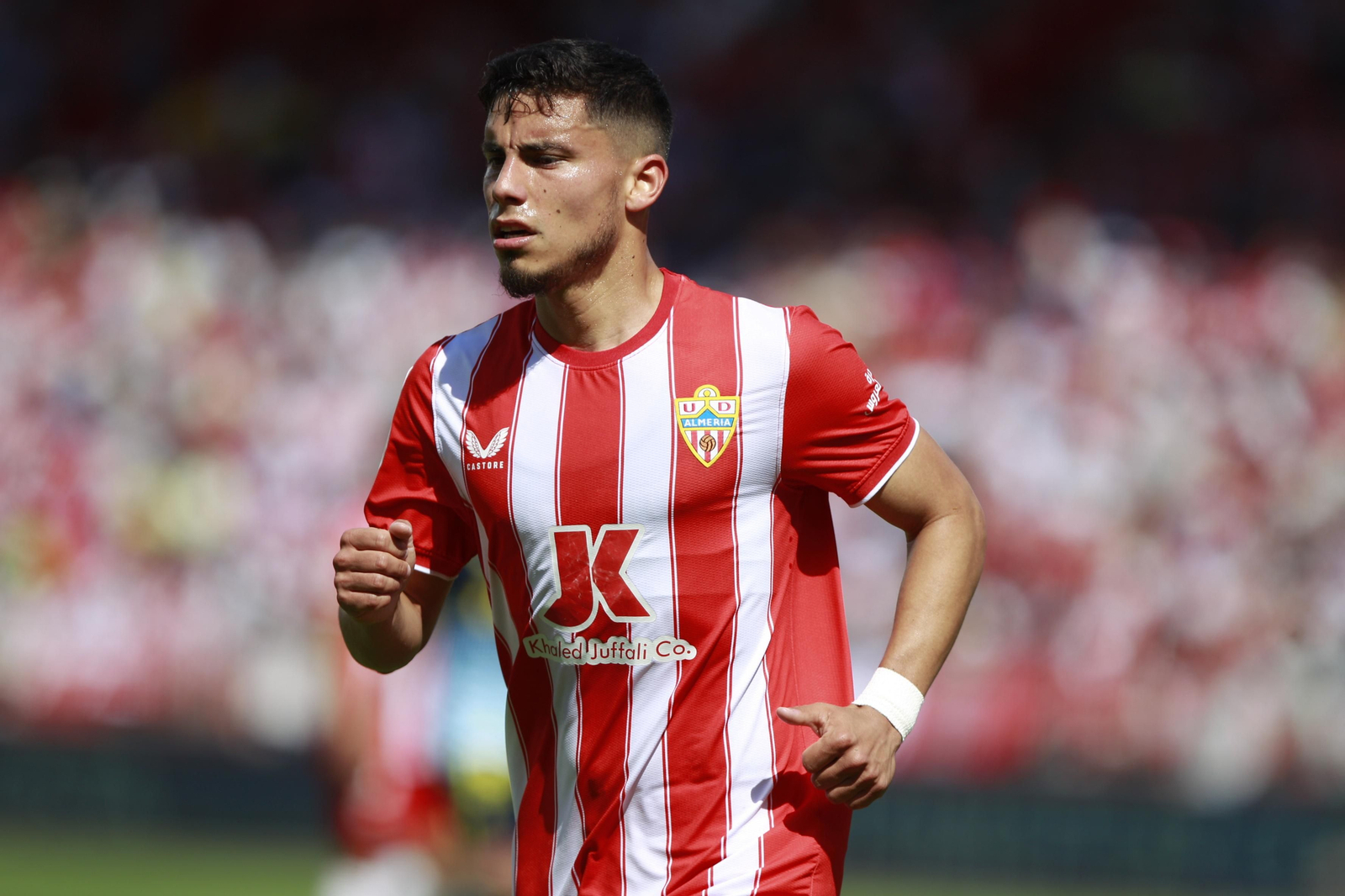 Imágenes del partido de la Liga Santander U.D. Almería-Cádiz C.F.