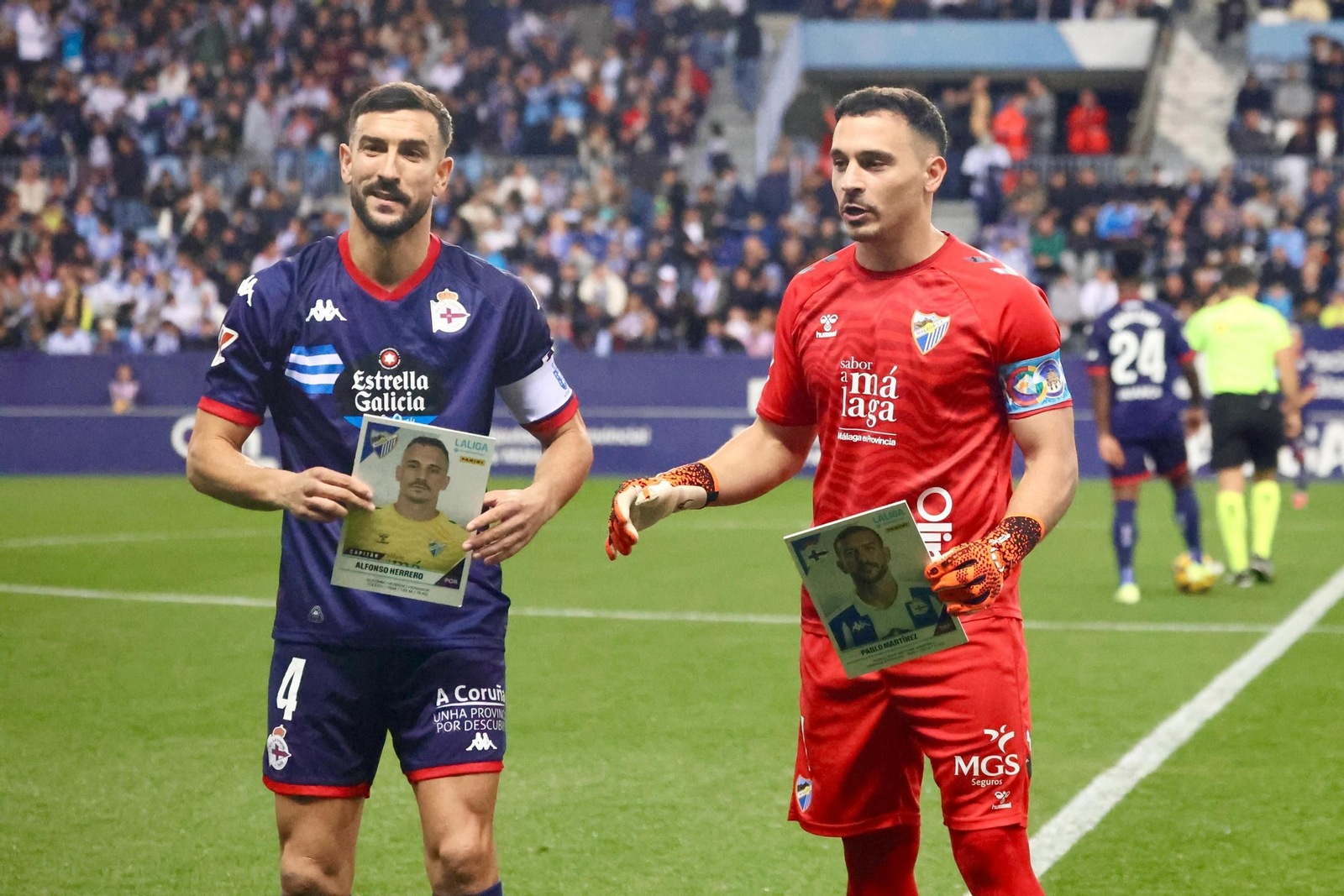 Las fotos del Málaga-Deportivo de La Coruña