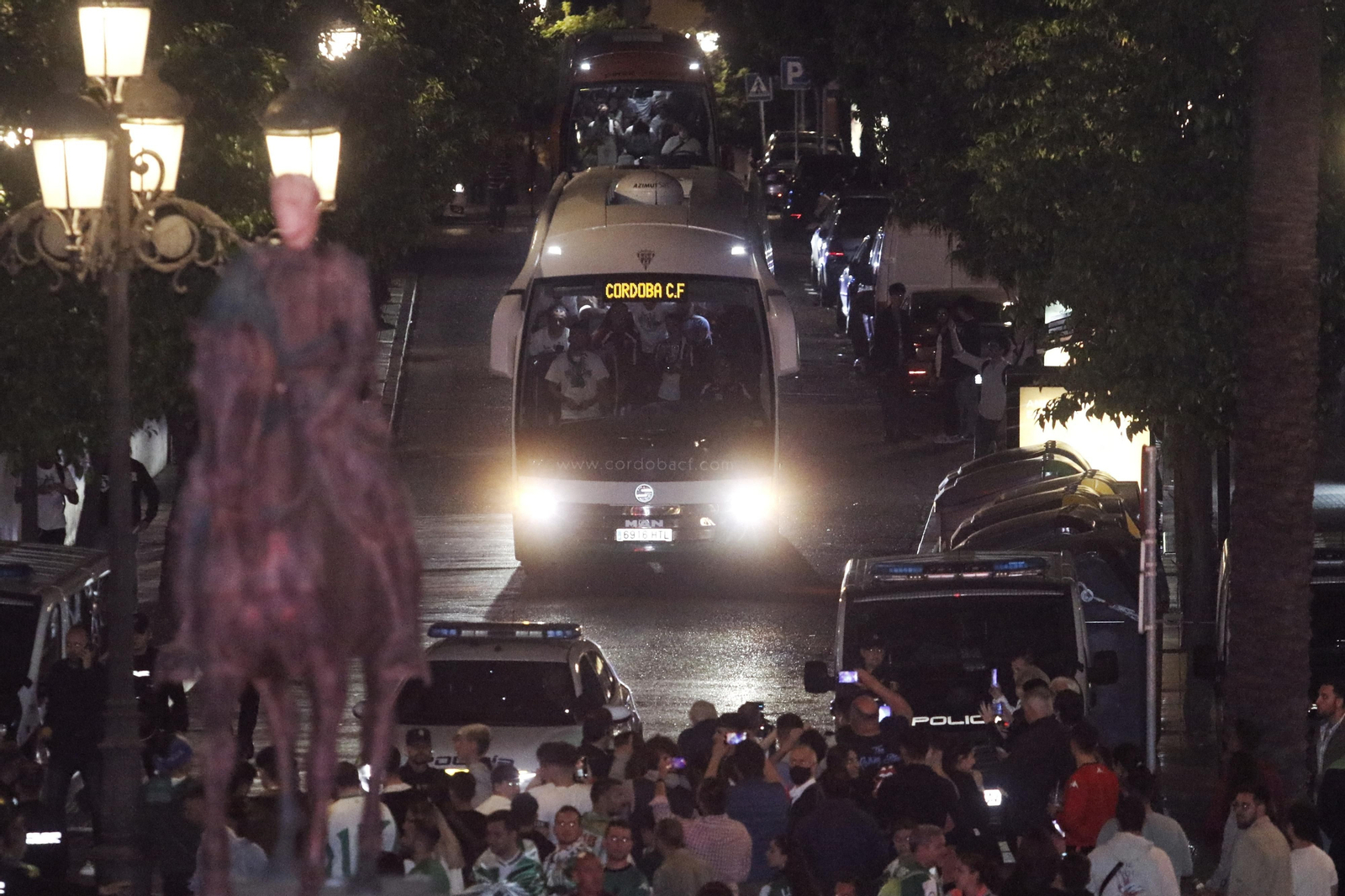 La celebración del ascenso del Córdoba CF en Las Tendillas, en imágenes