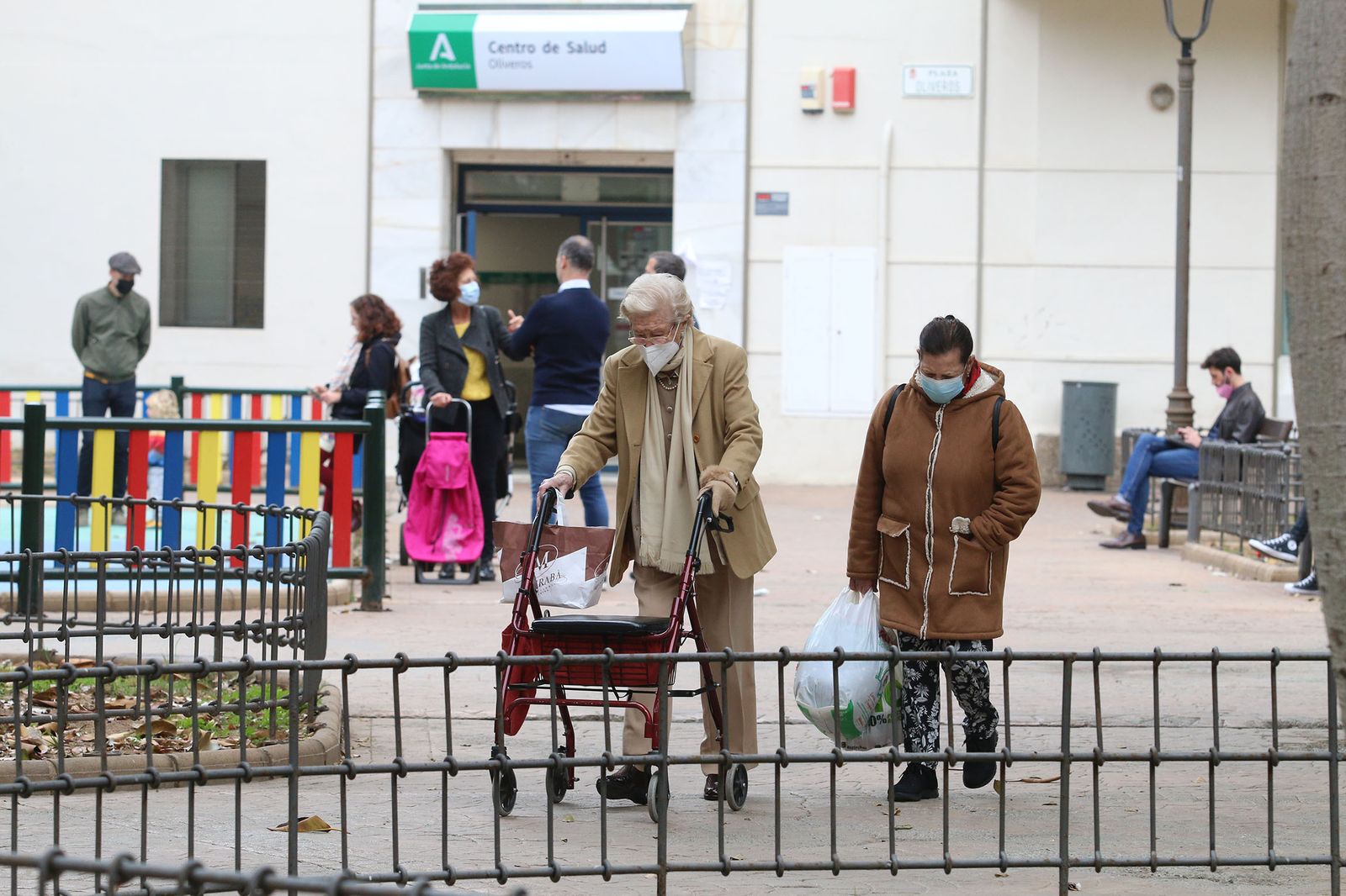 Punto de pruebas PCR en la Bola Azul de Almería.