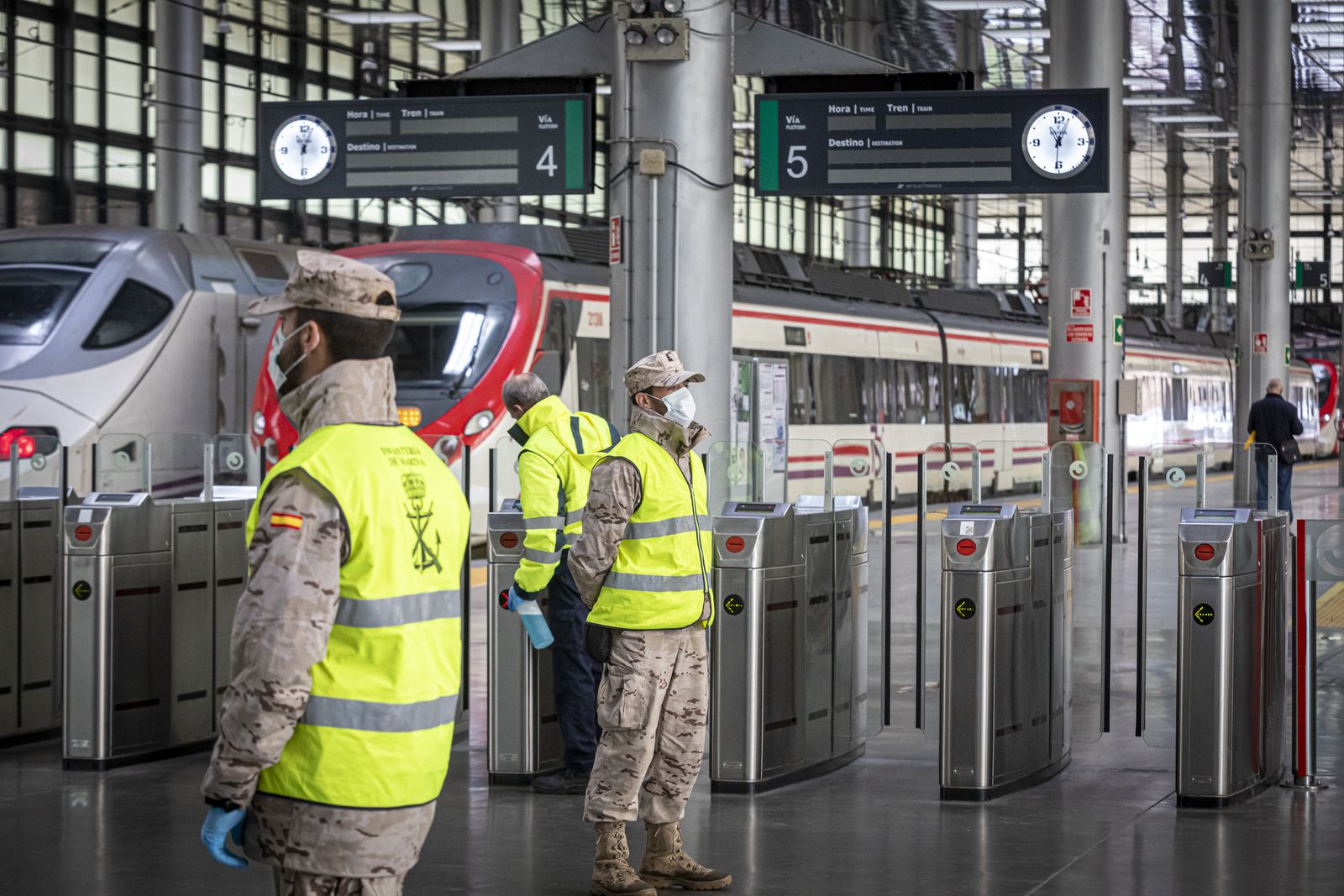 Presencia de ila Infanteria de Marina en Cádiz