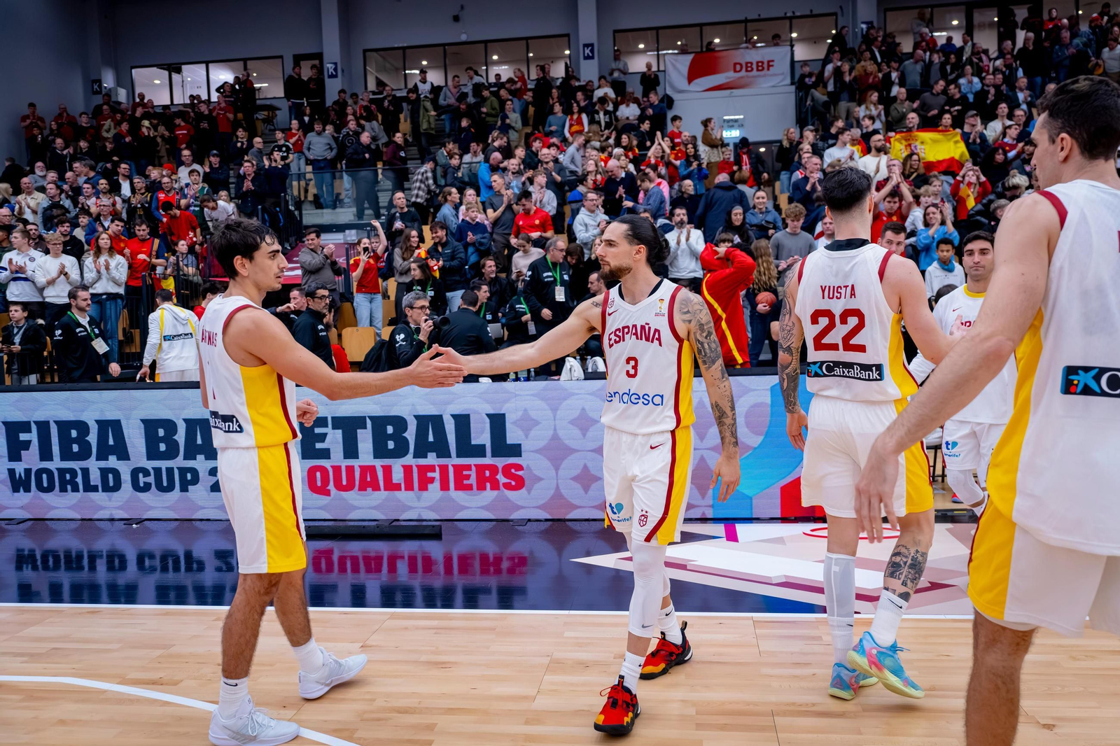 Las mejores fotos del Dinamarca-España de baloncesto