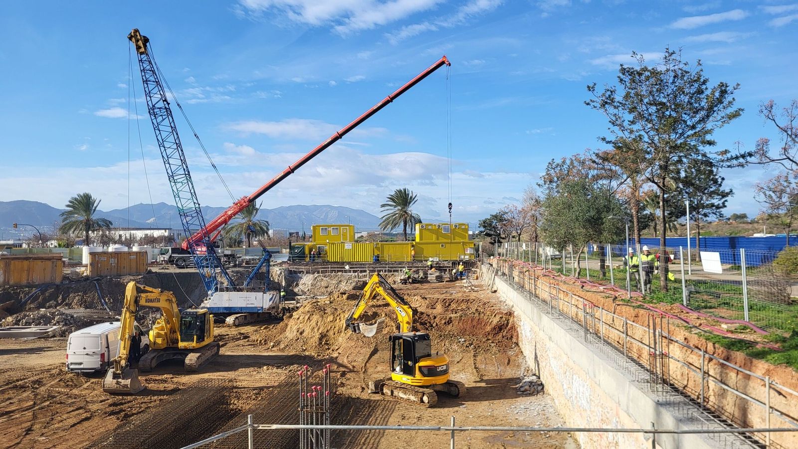 Construcción de viviendas en El Cónsul.