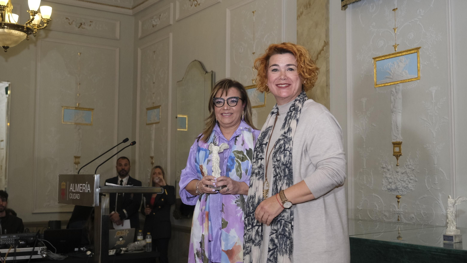 Imágenes de las galardonadas por el Ayuntamiento de Almería con motivo del Día de la Mujer