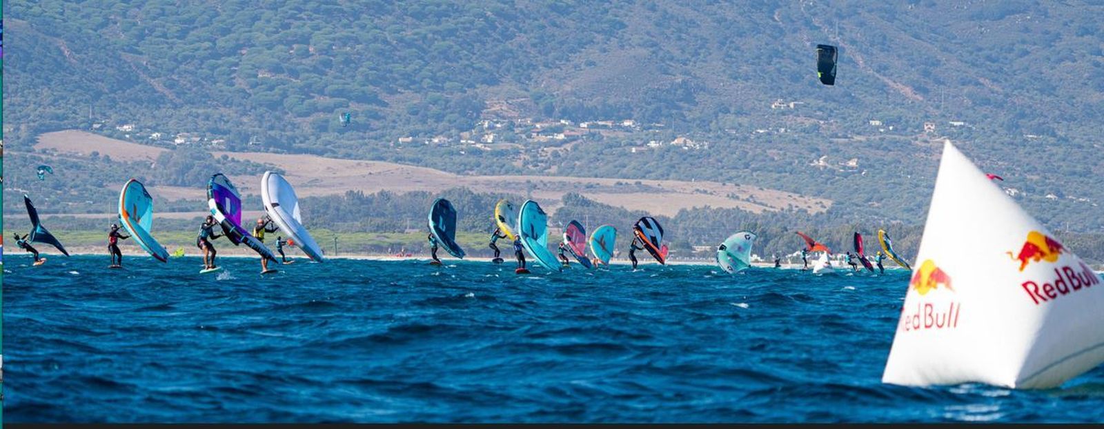 Los regatistas, este sábado en Tarifa