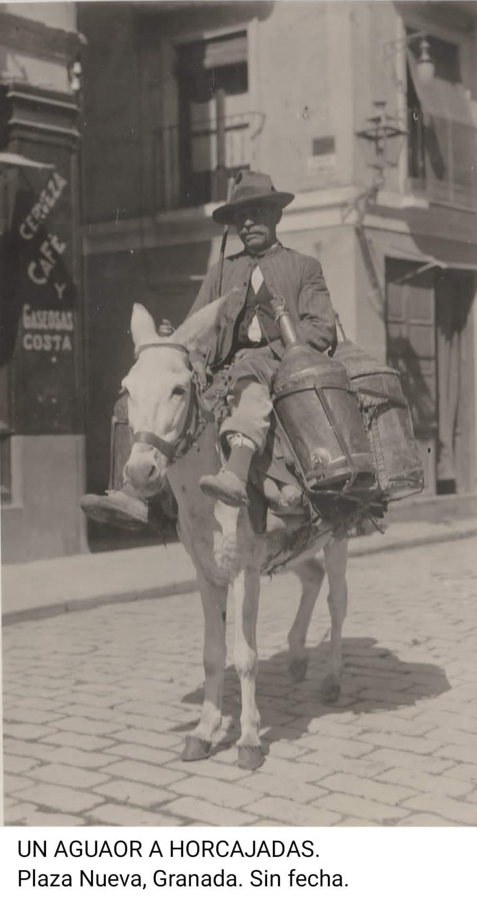 Un aguaor a principios del siglo XX.