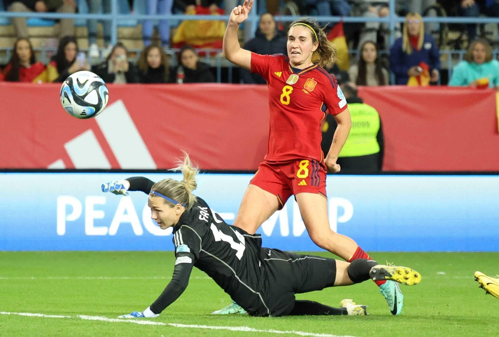 España-Suecia, en fotos