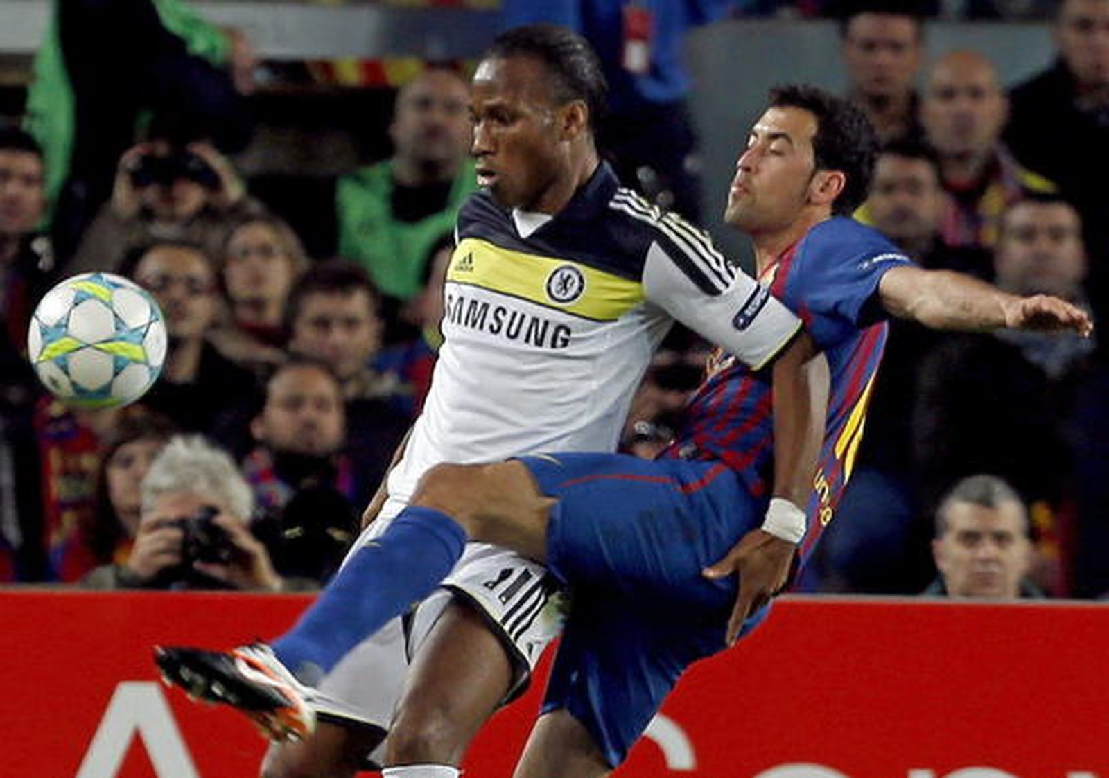 El Barcelona cae eliminado de la 'Champions' en semifinales ante el Chelsea (2-2). / EFE