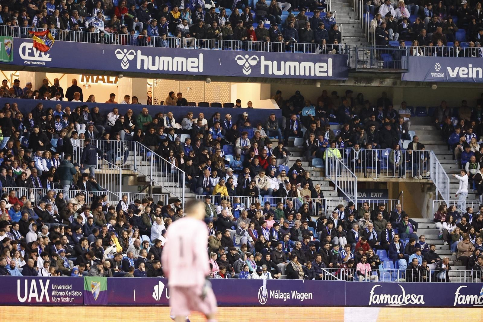 Búscate en las gradas de La Rosaleda en el Málaga CF-Mirandés