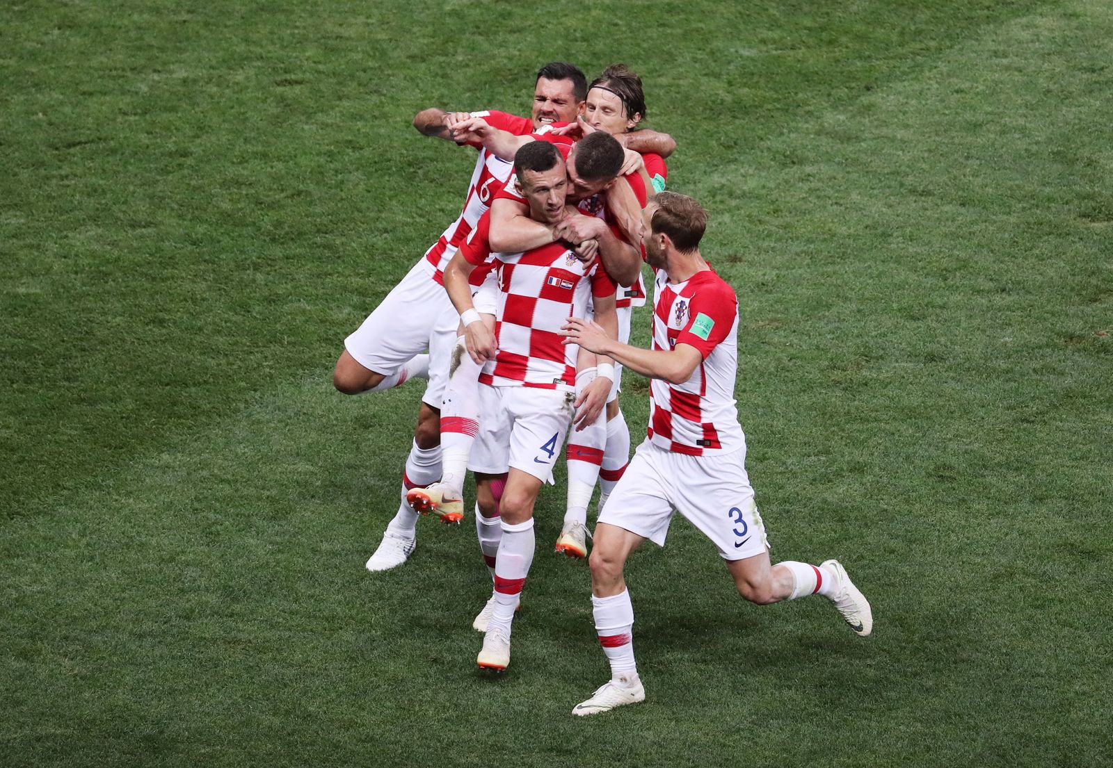 El Francia-Croacia de la final del Mundial de Rusia, en imágenes