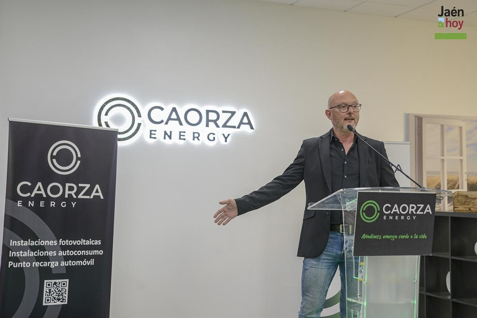 Inauguración de las instalaciones de la empresa Caorza Energy.