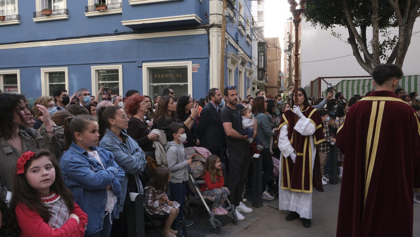 Fotogalería procesión de la Santa Cena. Semana Santa de Almería 2022.