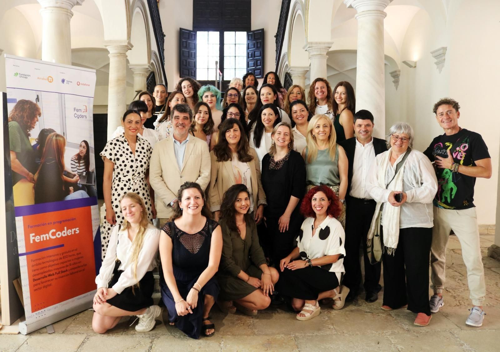 Participantes en el Bootcamp de la Asociación Arrabal en Málaga.