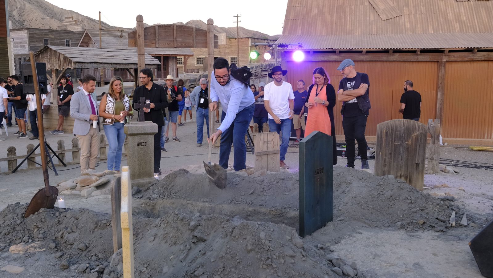 Imágenes de la inauguración del Almería Western Film Festival, en Tabernas