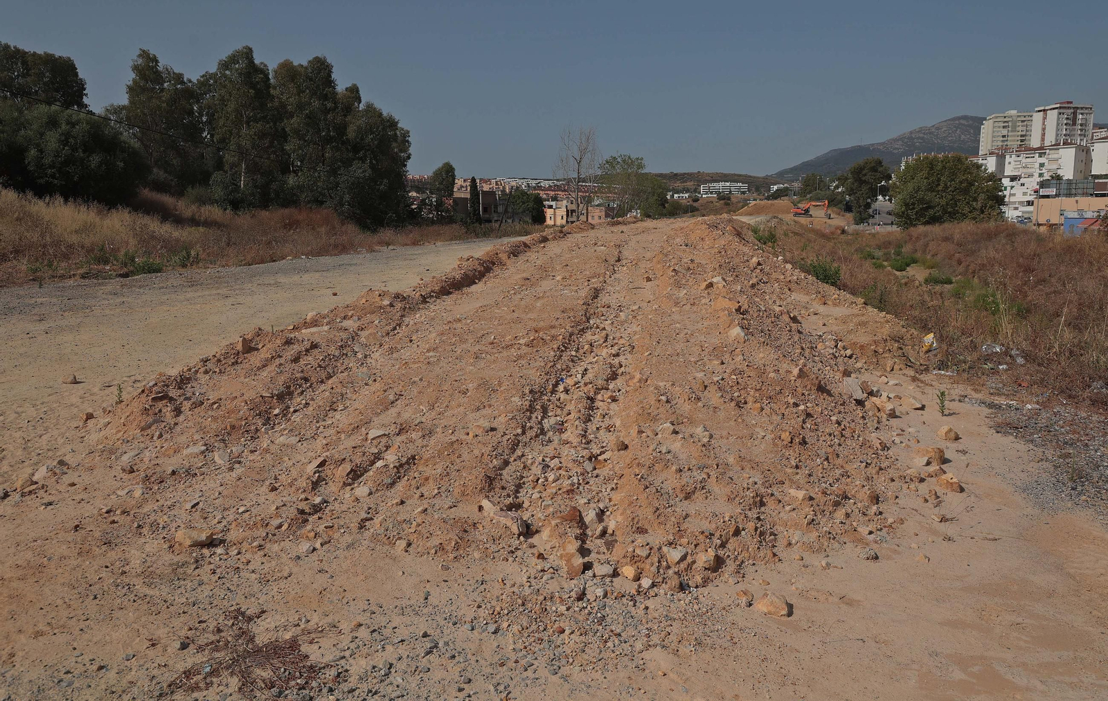 Fotos de las obras del Acceso Sur a Algeciras en La Juliana