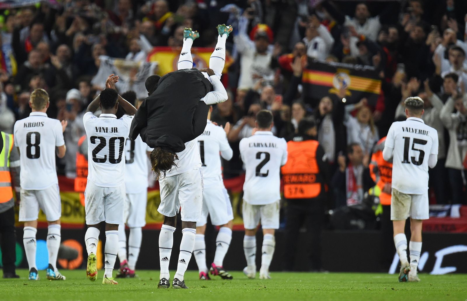 Las fotos de la remontada del Real Madrid al Liverpool