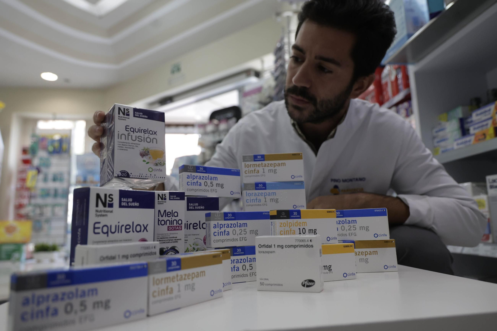 Fármacos para conciliar el sueño.