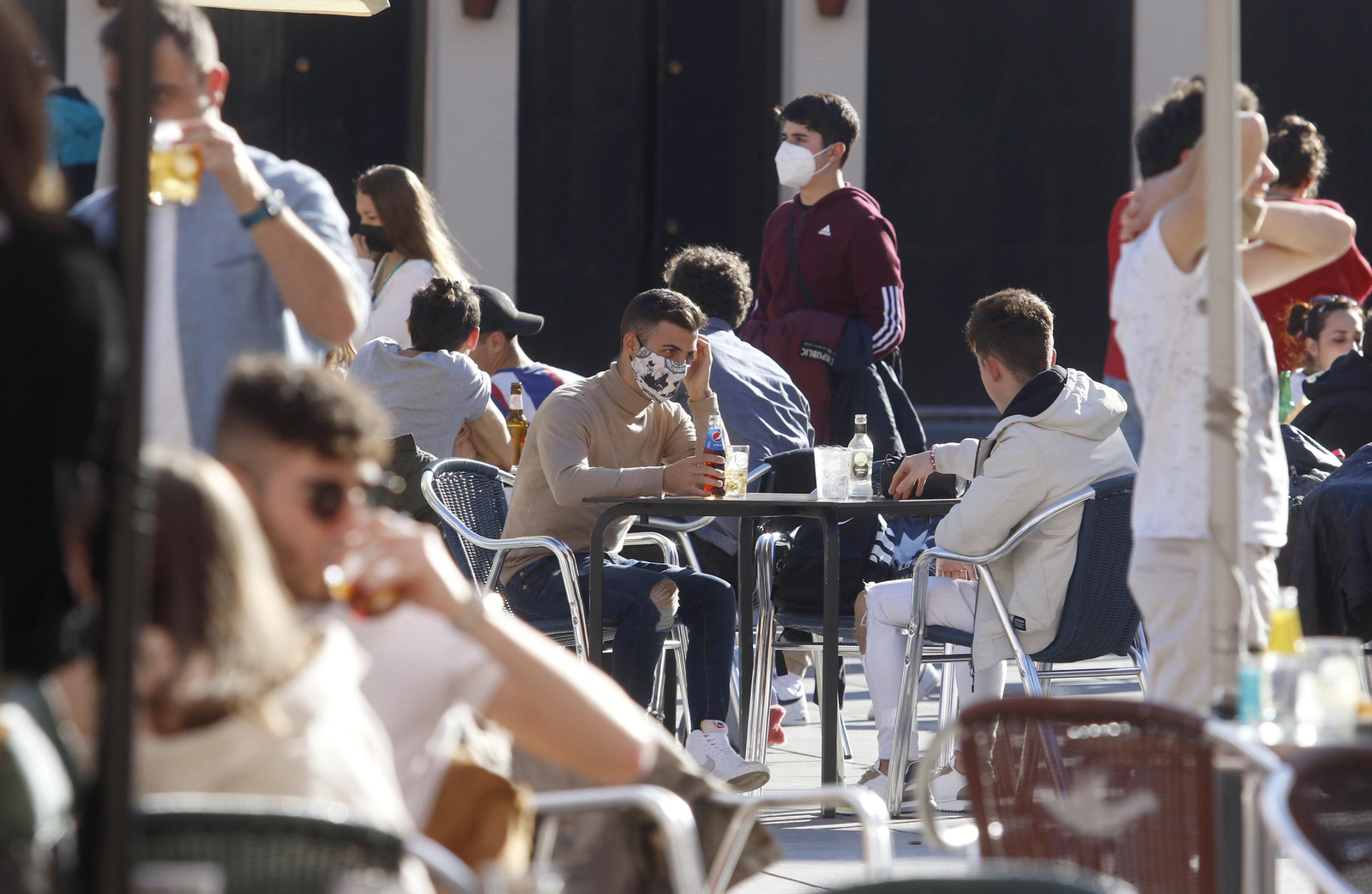 Terraza en la Corredera.