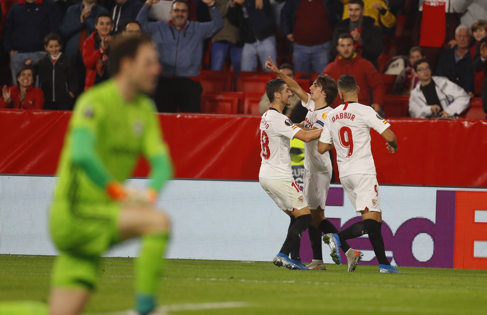 La imágenes del Sevilla fc-Qarabag Fk