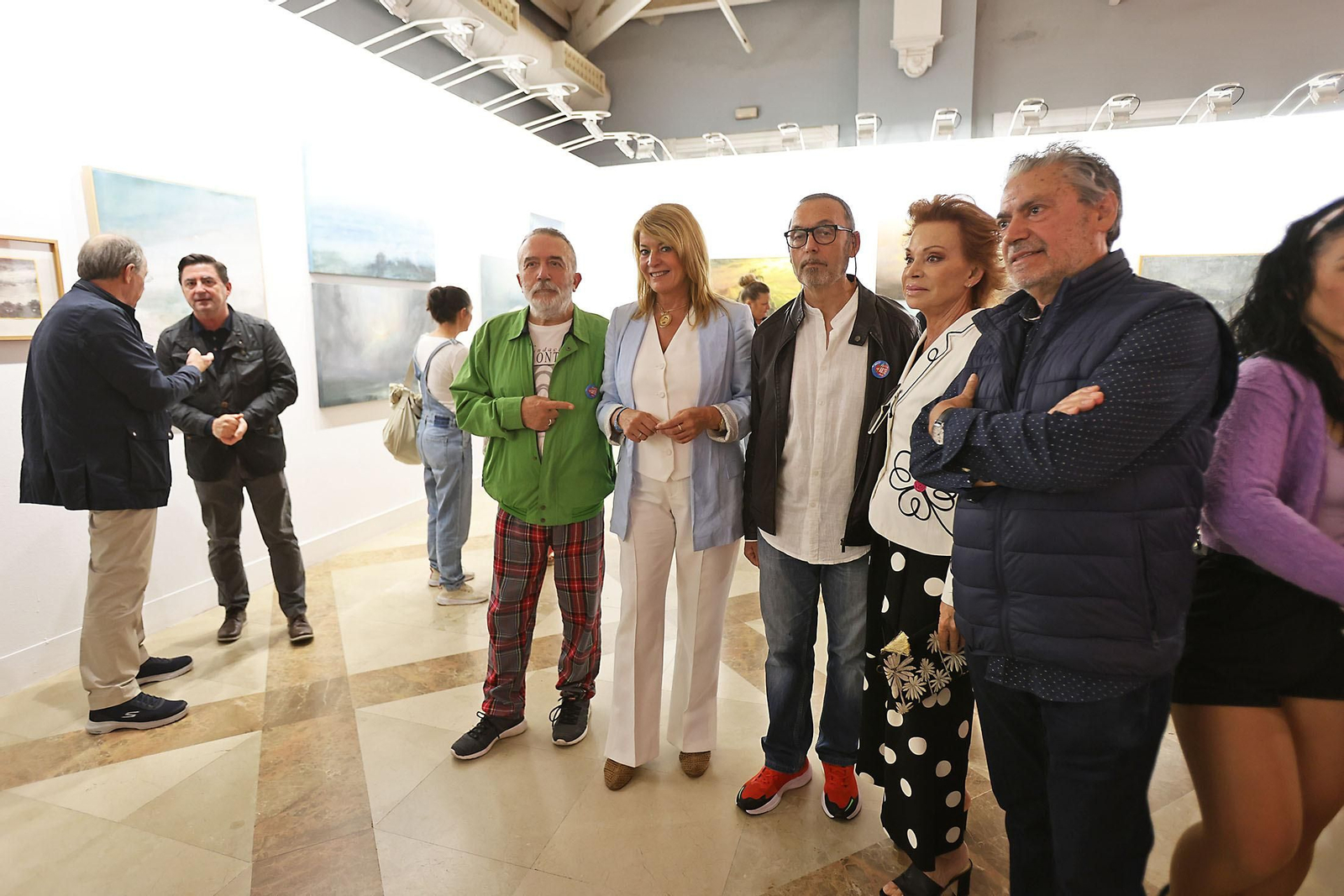 Imágenes de la inauguración de la muestra 'Camino de Perfección' del pintor Antonio Belmonte