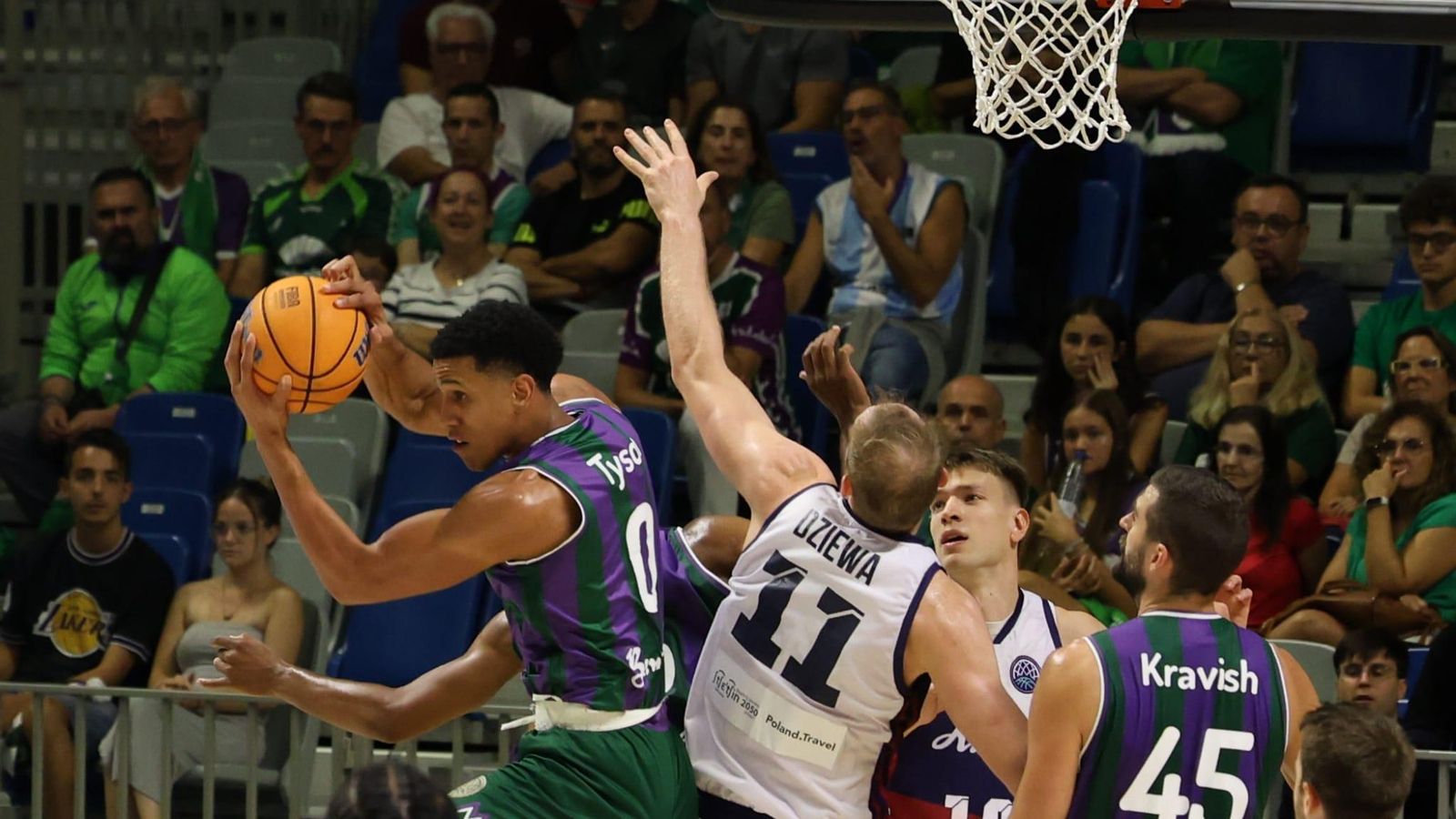 Las mejores fotos del Unicaja-King Szczecin de la BCL