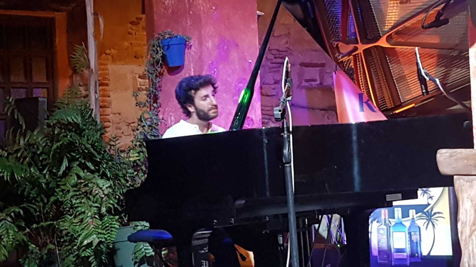 El pianista Chico Pérez, en la Sala Milwaukee.