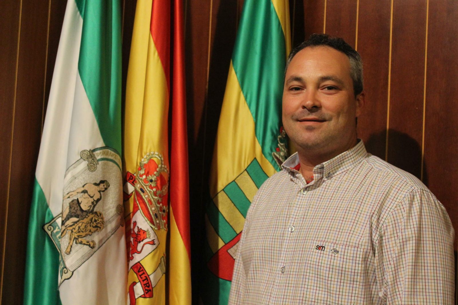 Andrés Díaz, fotografiado en julio en el Ayuntamiento de Paterna
