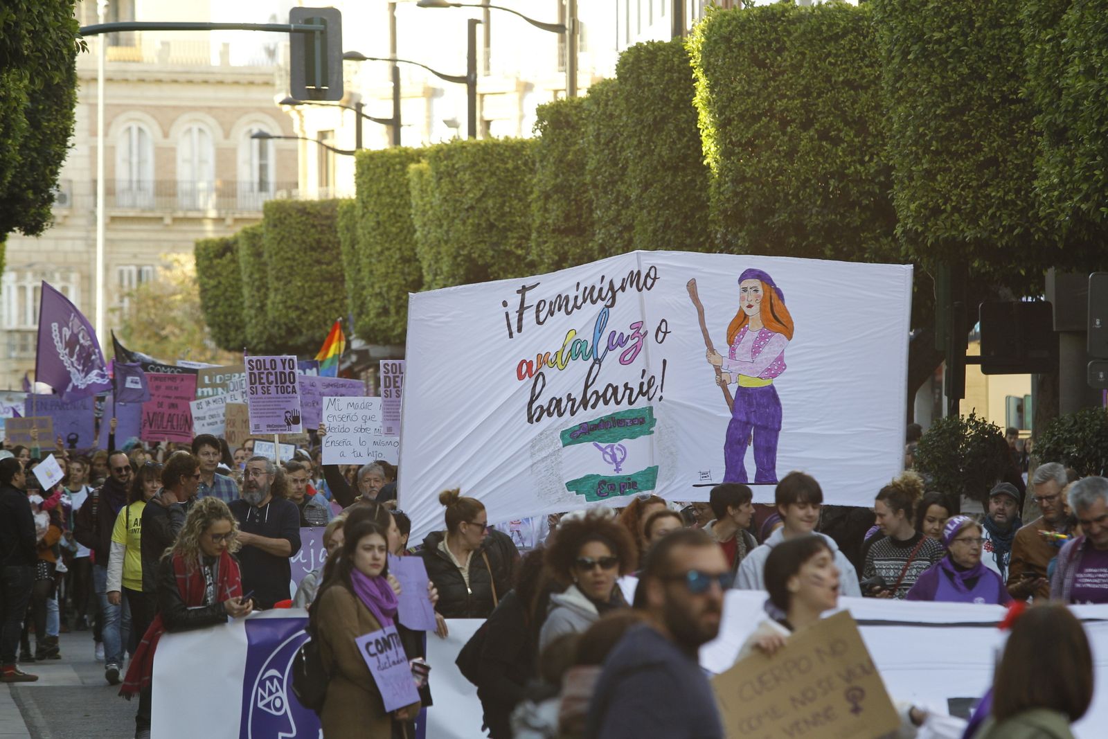 Fotogalería manifestación Día Internacional de la Mujer