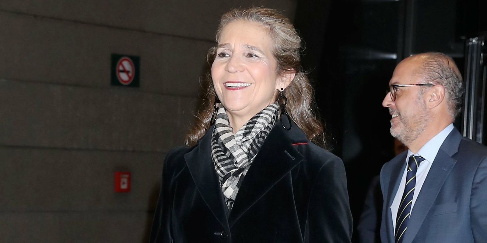 La infanta Elena, en una de sus últimas apariciones en público.