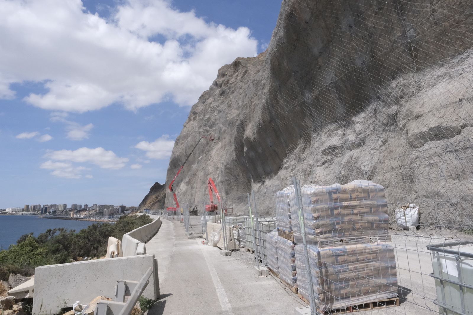 Fotogalería visita obras carretera El Cañarete-Almería-Aguadulce