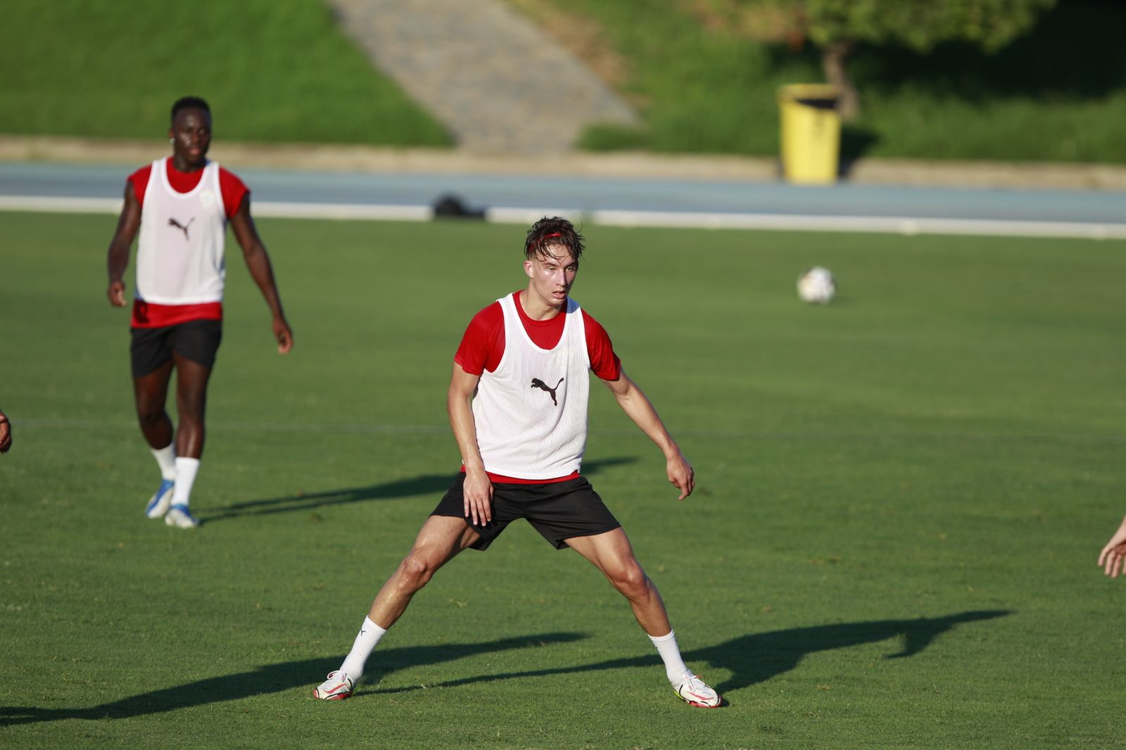 Imágenes del primer entramiento de la U.D. Almería en la Liga Santander, temporada 2022-2023