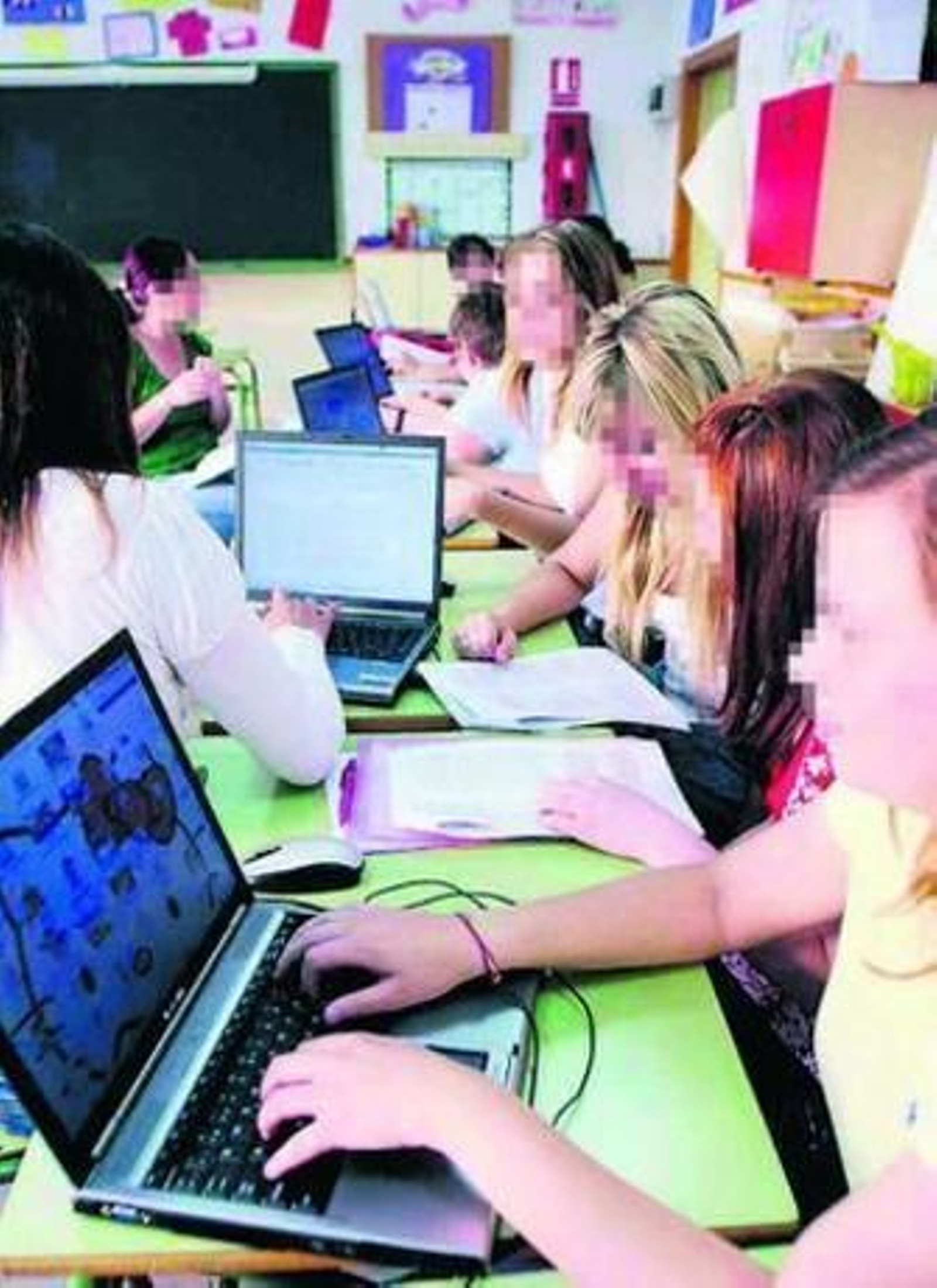 Aula TIC del colegio granadino Abencerrajes.